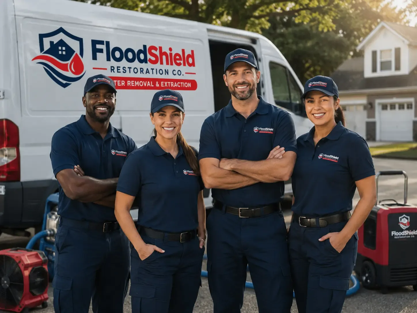 Flood Damage Restoration company in Vanderbilt, TX